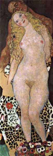 Adam and Eve Unfinished by Oil Painting Reproduction