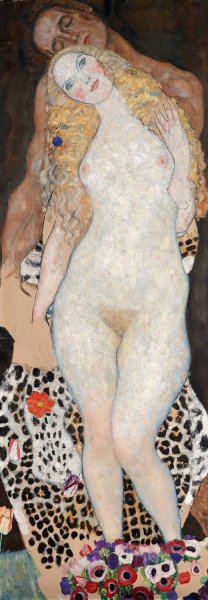 Main Product Photo of Adam And Eve Painting by Gustav Klimt