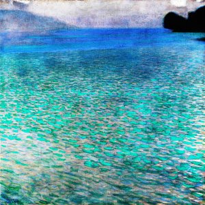 Attersee by Gustav Klimt Oil Painting Reproduction
