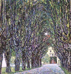Main Product Photo of Avenue in the Park of Krammer Castle Painting by Gustav Klimt