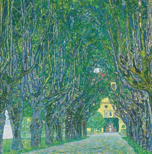 Avenue to the Kammer Castle by Oil Painting Reproduction