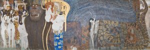Main Product Photo of Beethovenfries; Die feindlichen Gewalten Painting by Gustav Klimt