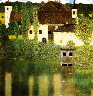 Main Product Photo of Castle on the Water Painting by Gustav Klimt