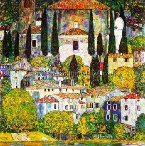 Chiesa a Cassone by Gustav Klimt Oil Painting Reproduction