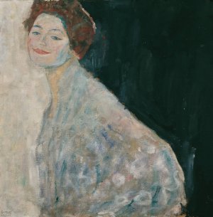 Dame in Weis by Oil Painting Reproduction