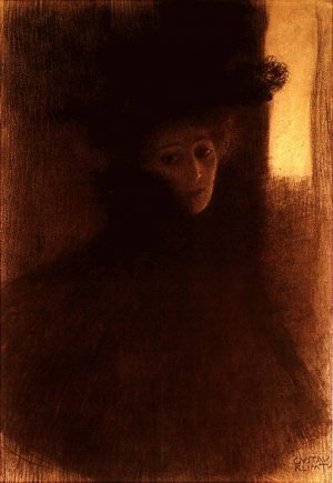 Dame mit Cape by Oil Painting Reproduction