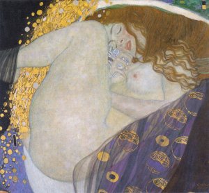 Main Product Photo of Danae Painting by Gustav Klimt