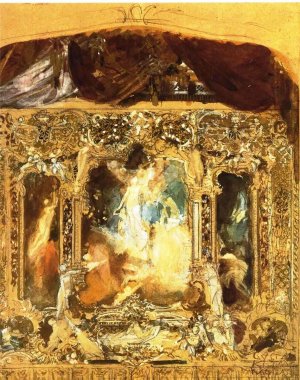 Design for a Theater Curtain by Oil Painting Reproduction