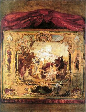 Main Product Photo of Design for a Theater Curtain Painting by Gustav Klimt
