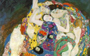 Main Product Photo of Die Jungfrau Painting by Gustav Klimt