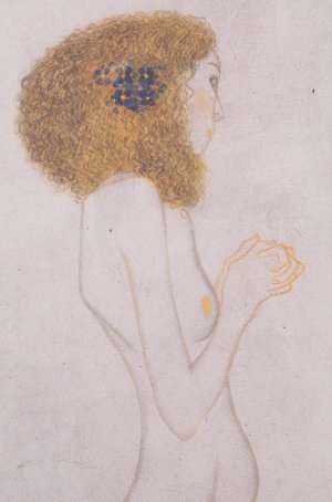 Main Product Photo of Die Leiden der schwachen Menschen Painting by Gustav Klimt