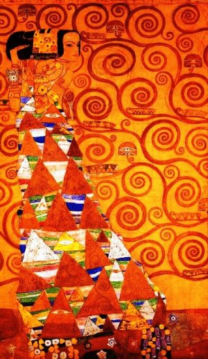 Expectation by Gustav Klimt Oil Painting Reproduction