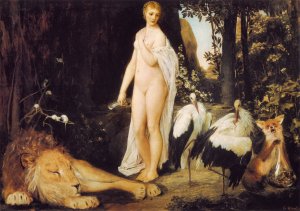 Main Product Photo of Fable Painting by Gustav Klimt