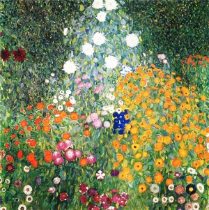 Flower Garden by Gustav Klimt Oil Painting Reproduction