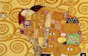 Main Product Photo of Fulfillment (Detail) Painting by Gustav Klimt
