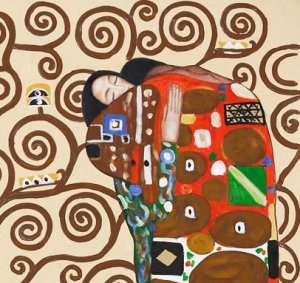 Main Product Photo of Fulfillment (Detail) Painting by Gustav Klimt