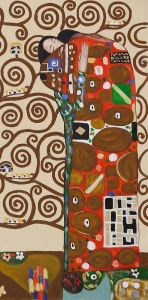 Main Product Photo of Fulfillment Painting by Gustav Klimt