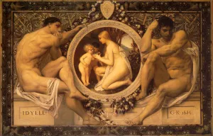 Idyll by Oil Painting Reproduction