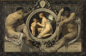 Main Product Photo of Idylle Painting by Gustav Klimt