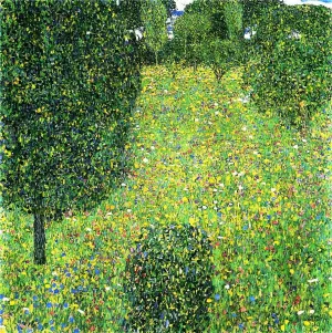 Landscape Garden by Oil Painting Reproduction