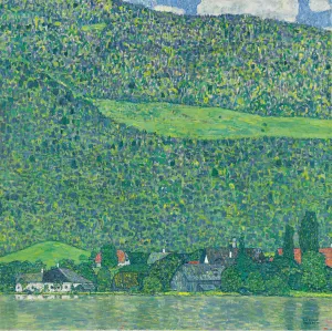 Litzlberg am Attersee by Gustav Klimt - Hand-Painted Oil Painting Reproduction