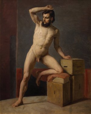 Male act by Oil Painting Reproduction