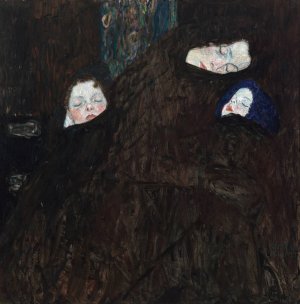 Main Product Photo of Mother with two children Painting by Gustav Klimt