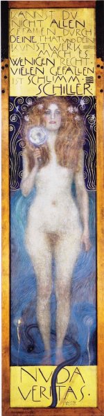 Nuda Veritas by Gustav Klimt Oil Painting Reproduction