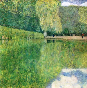 Park of Schonbrunn by Gustav Klimt - Oil Painting Park of Schonbrunn by Gustav Klimt - Hand-Painted Oil Painting Reproduction