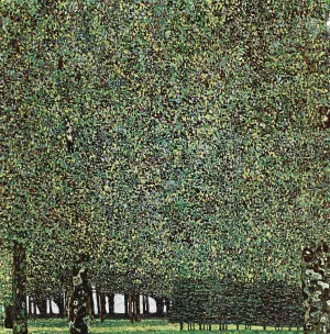 Park by Gustav Klimt - Hand-Painted Oil Painting Reproduction