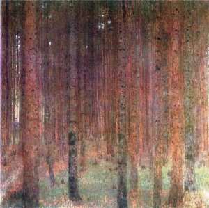 Main Product Photo of Pine Forest ll Painting by Gustav Klimt