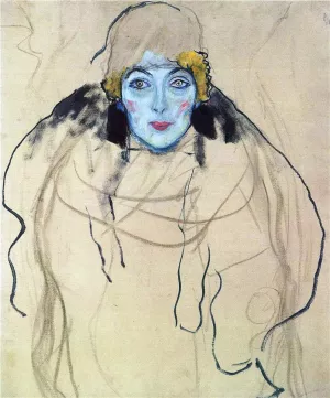 , Portrait of a Lady Unfinished Masterpiece Portrait of a Lady Unfinished by Oil Painting Reproduction