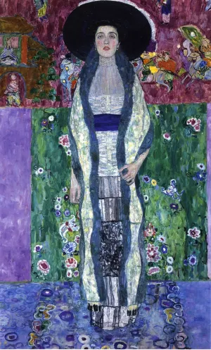Portrait of Adele Bloch-Bauer II by Gustav Klimt Oil Painting Reproduction