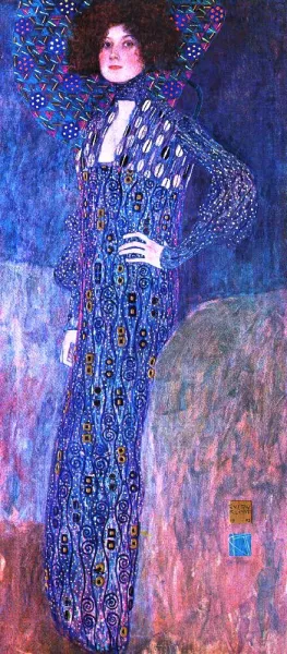 Main Product Photo of Portrait of Emilie Floge Painting by Gustav Klimt