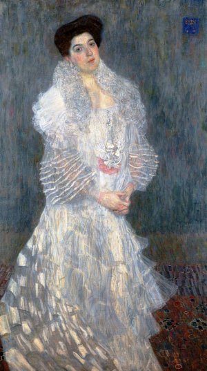 Portrait of Hermine Gallia by Gustav Klimt Oil Painting Reproduction