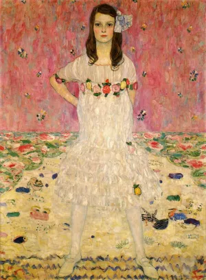 Portrait of Mada Primavesi by Gustav Klimt - Hand-Painted Oil Painting Reproduction
