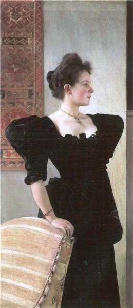 Portrait of Marie Breunig by Oil Painting Reproduction