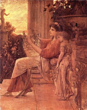 Main Product Photo of Sappho Painting by Gustav Klimt