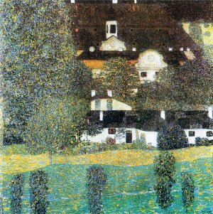 Schloss Kammer am Attersee, II by Gustav Klimt Oil Painting Reproduction