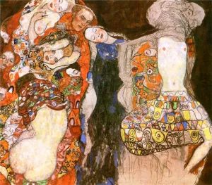 Main Product Photo of The Bride Unfinished Painting by Gustav Klimt
