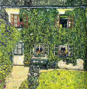 Main Product Photo of The House of Guardaboschi Painting by Gustav Klimt
