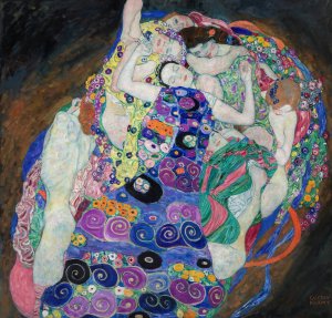 Main Product Photo of The Maiden Painting by Gustav Klimt