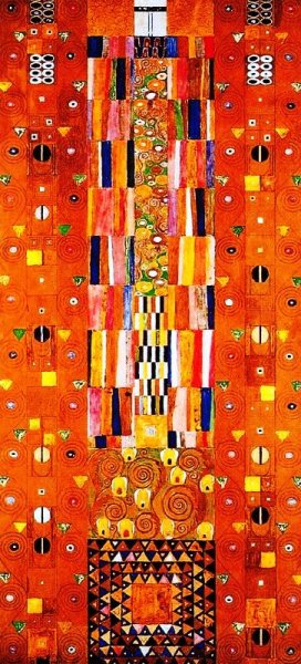 The Stoclet Frieze by Gustav Klimt Oil Painting Reproduction