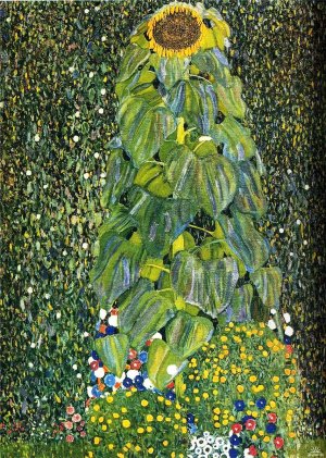 The Sunflower by Gustav Klimt Oil Painting Reproduction