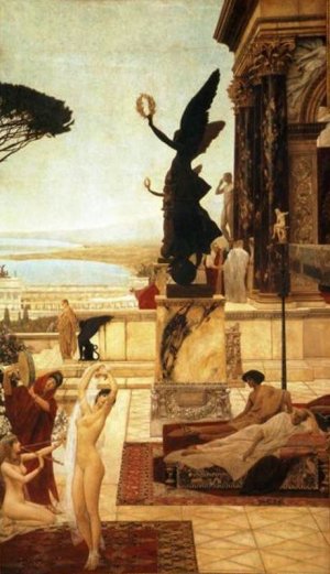 The Theater in Taormina by Gustav Klimt Oil Painting Reproduction