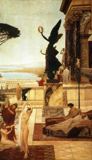 The Theater in Taormina by Gustav Klimt - Hand-Painted Oil Painting Reproduction