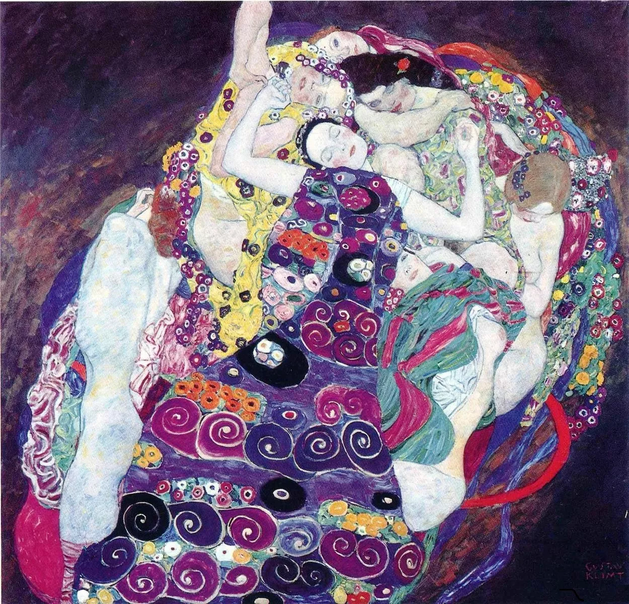 The Virgin (1913) Oil Painting by Gustav Klimt