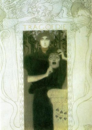Tragedy by Gustav Klimt Oil Painting Reproduction