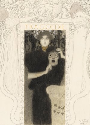 Main Product Photo of Tragodie Painting by Gustav Klimt