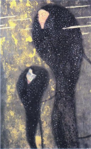 Water Nymphs by Gustav Klimt Oil Painting Reproduction